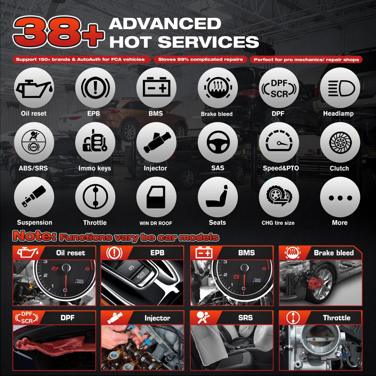 Autel MaxiCOM MK808BT PRO Car Diagnostic Tool Bluetooth OBD2 Scanner