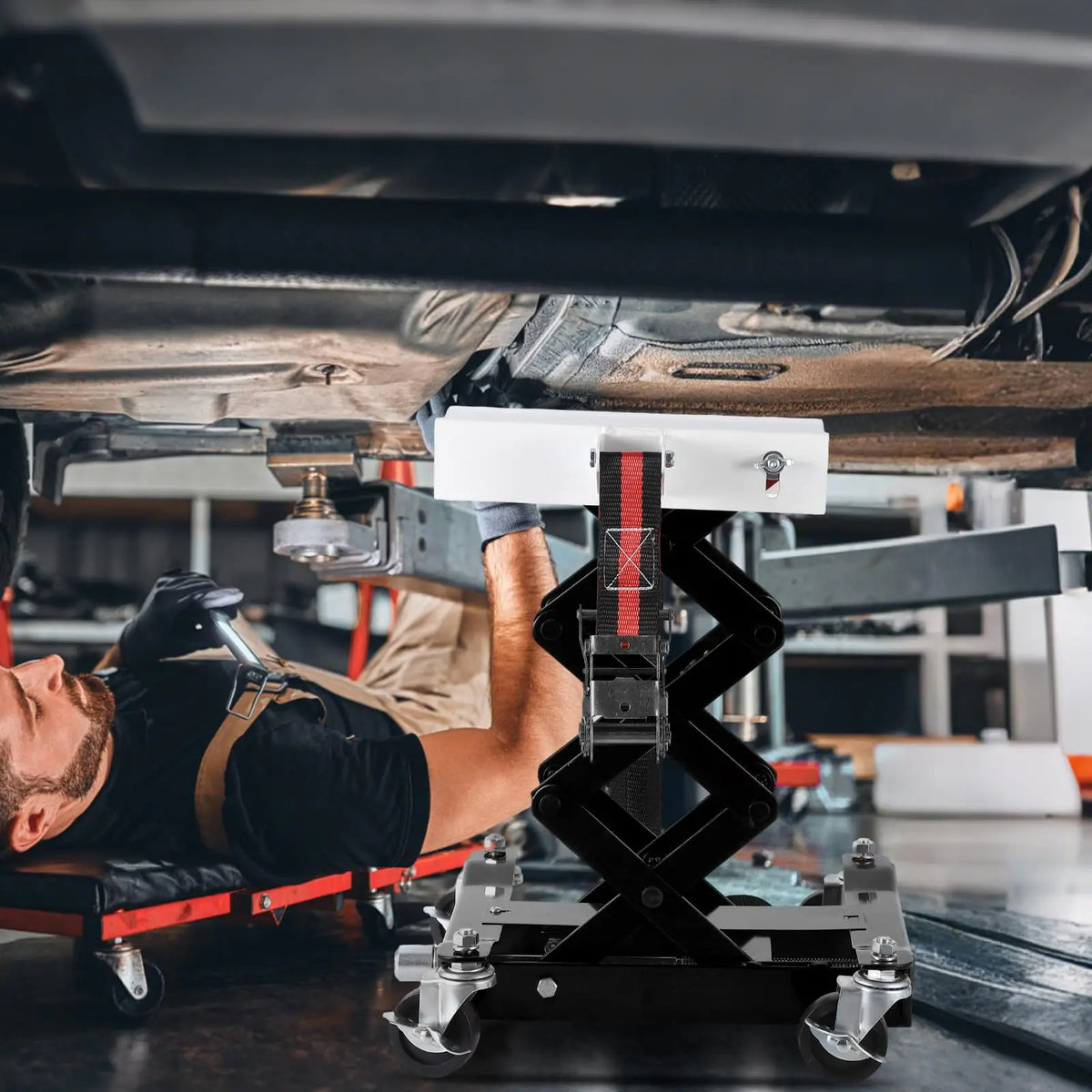 Transmission Jack 450 Pound Capacity Low Profile Lift For Cars