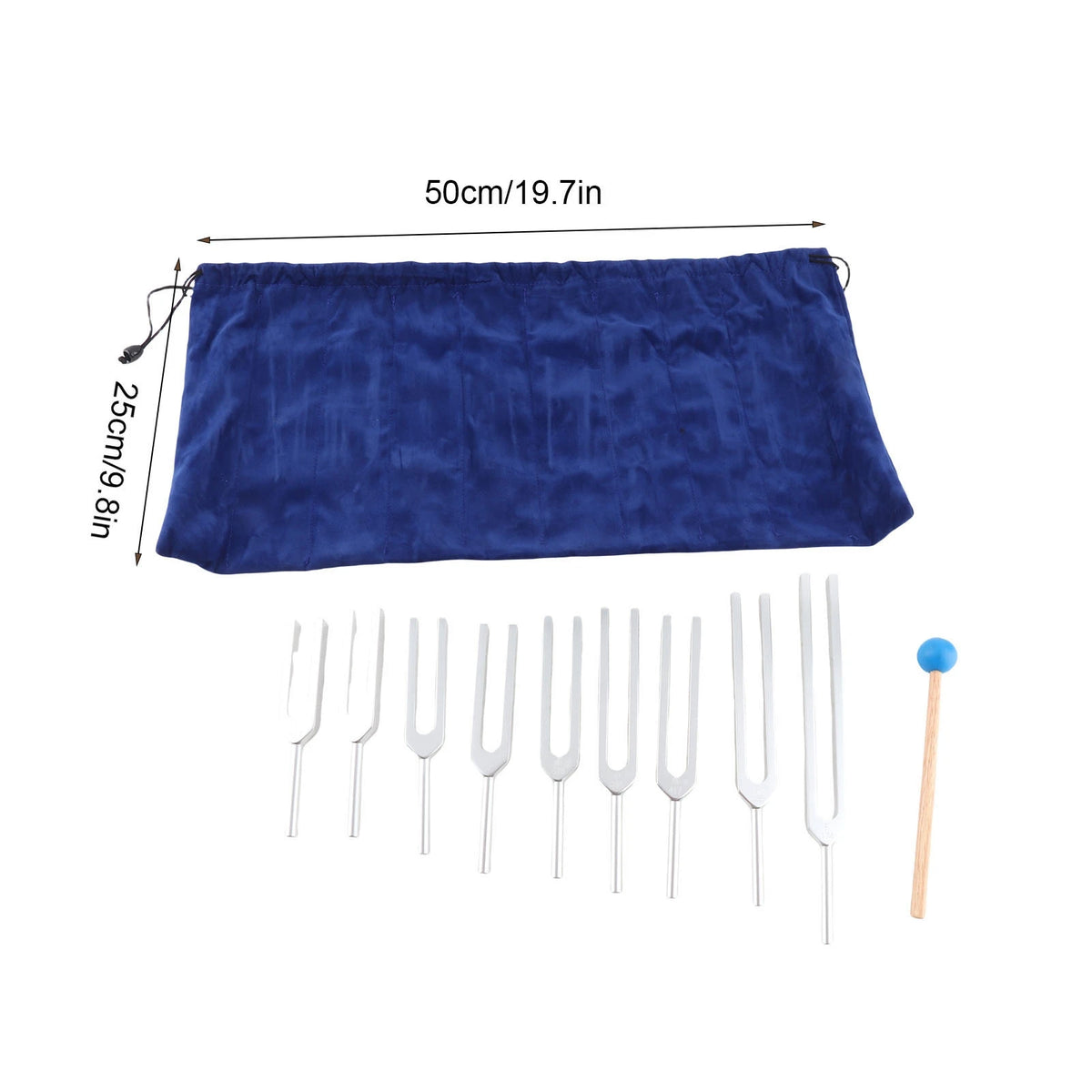 174Hz To 963Hz Sound Healing Tuning Fork Set For Therapy