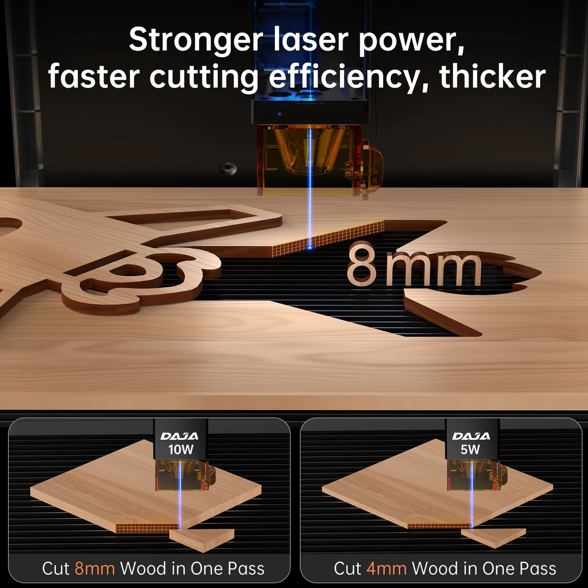 DAJA DJ6 Pro Laser Engraver for Metal Wood Acrylic Jewelry