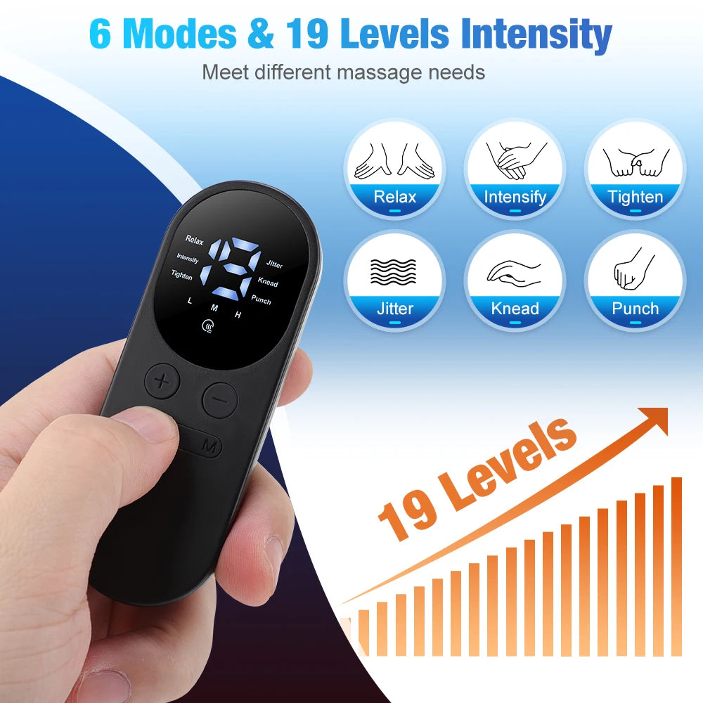 PASTSKY Heated Foot Massager Mat With EMS Pulse Therapy
