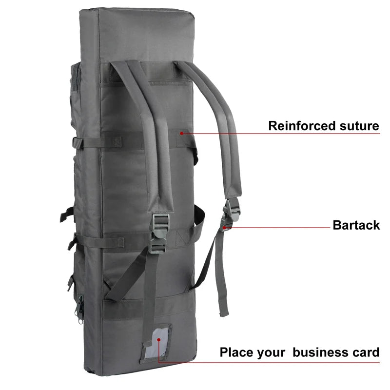 LQARMY Tactical Double Rifle Molle Gun Backpack Case