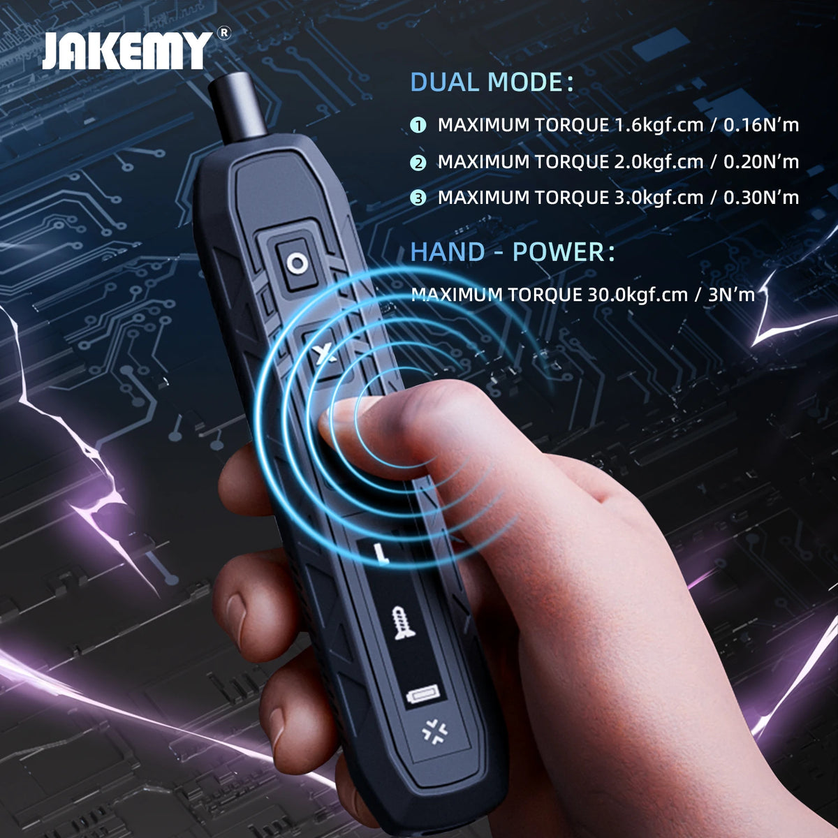 JAKEMY 180In1 Precision Screwdriver Set With Magnetic Bits Electric Or Manual