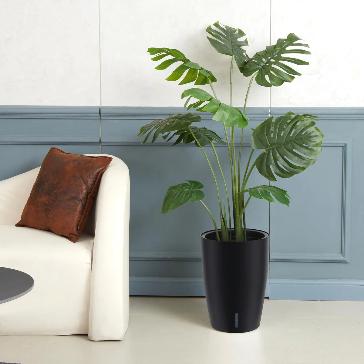 HiMISS Self Watering Planters Set Of 2 With Drainage