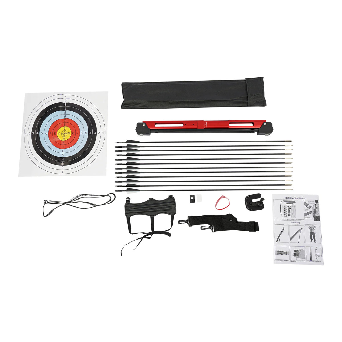 Traditional Recurve Bow Archery Set With Accessories
