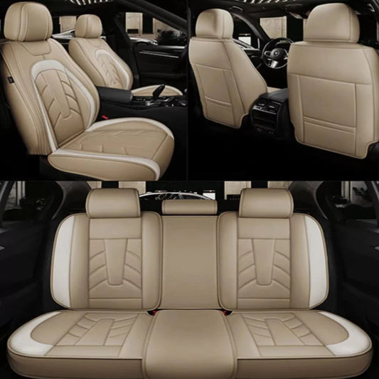 Premium Napa Leather Full Set Car Seat Covers For Toyota Vehicles