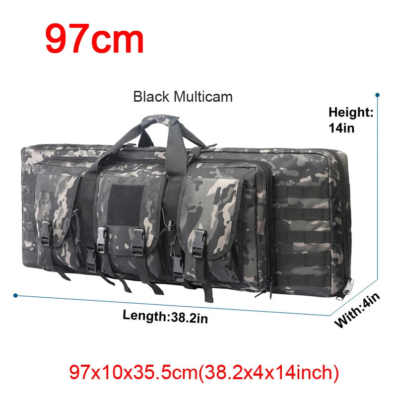 LQARMY Tactical Double Rifle Molle Gun Backpack Case