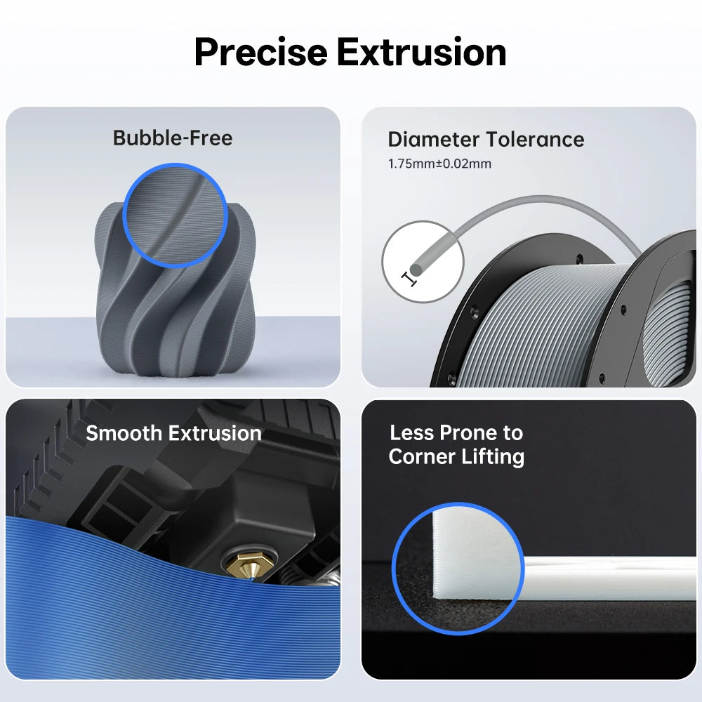 AnyCubic PLA Filament For 3D Printers Eco Friendly Smooth Printing