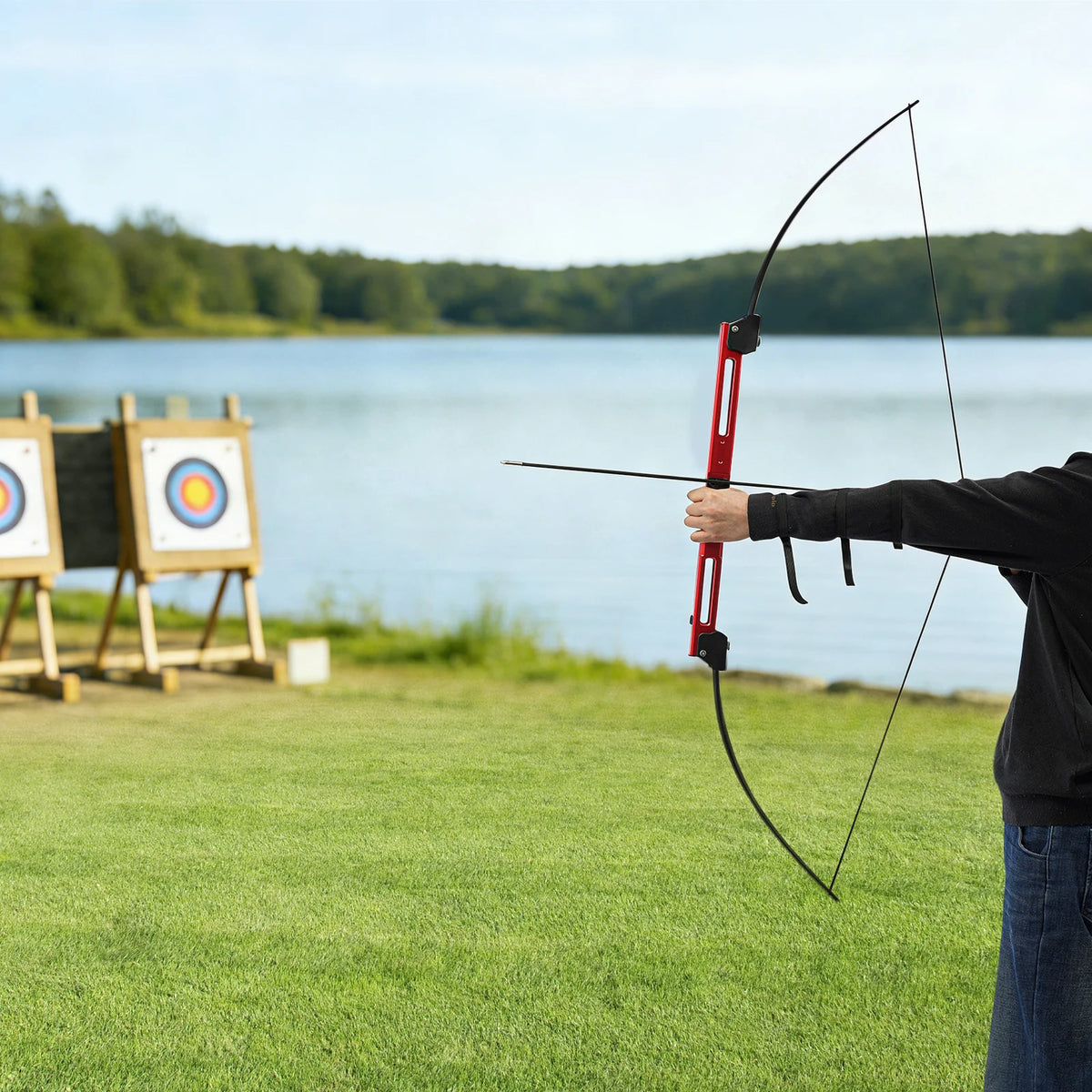 Traditional Recurve Bow Archery Set With Accessories