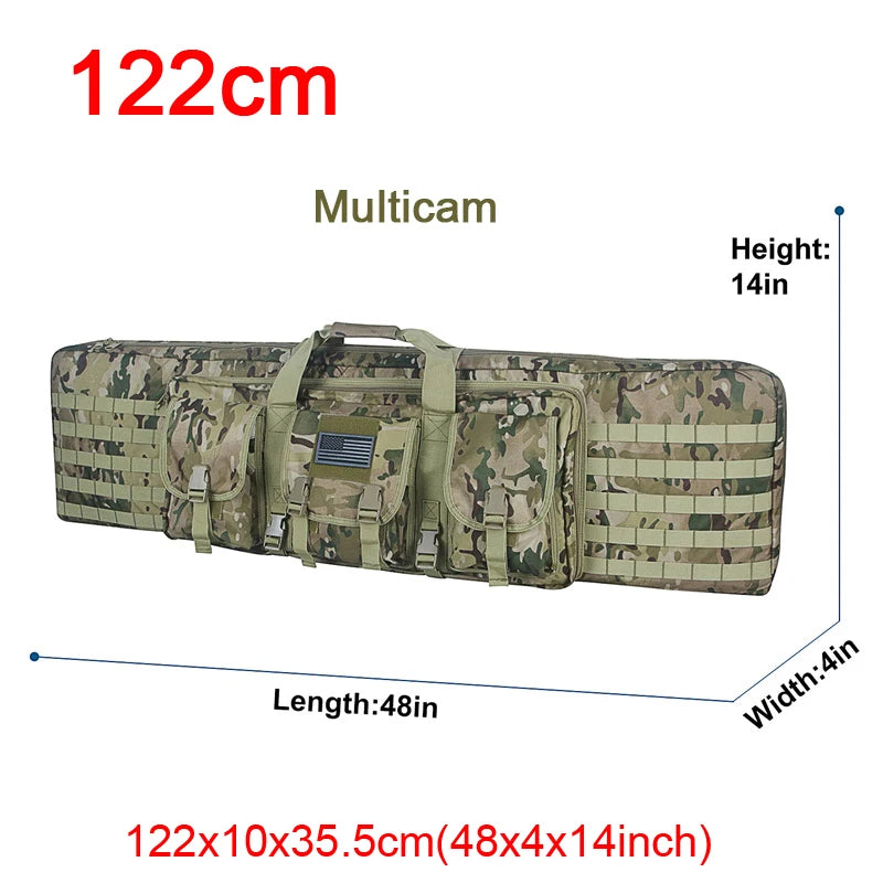 LQARMY Tactical Double Rifle Molle Gun Backpack Case