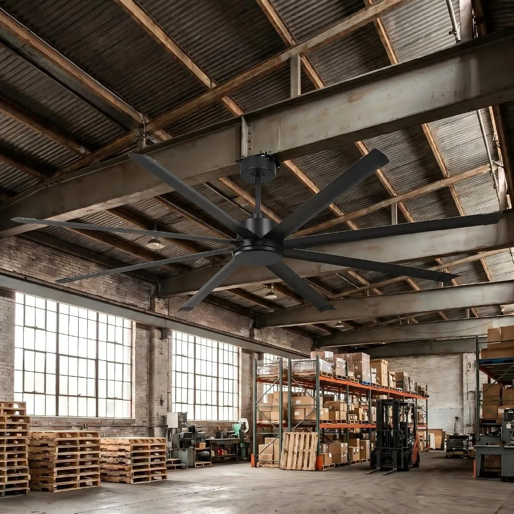 Industrial Ceiling Fan Without Lights for Commercial Warehouses