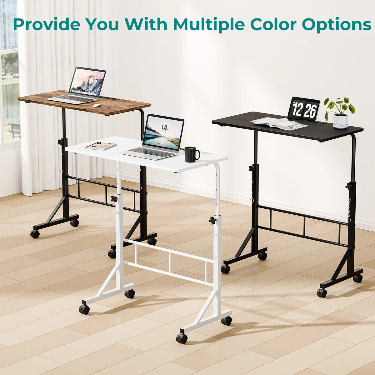 MCQ Ergonomic Adjustable Height Standing Office Computer Desk