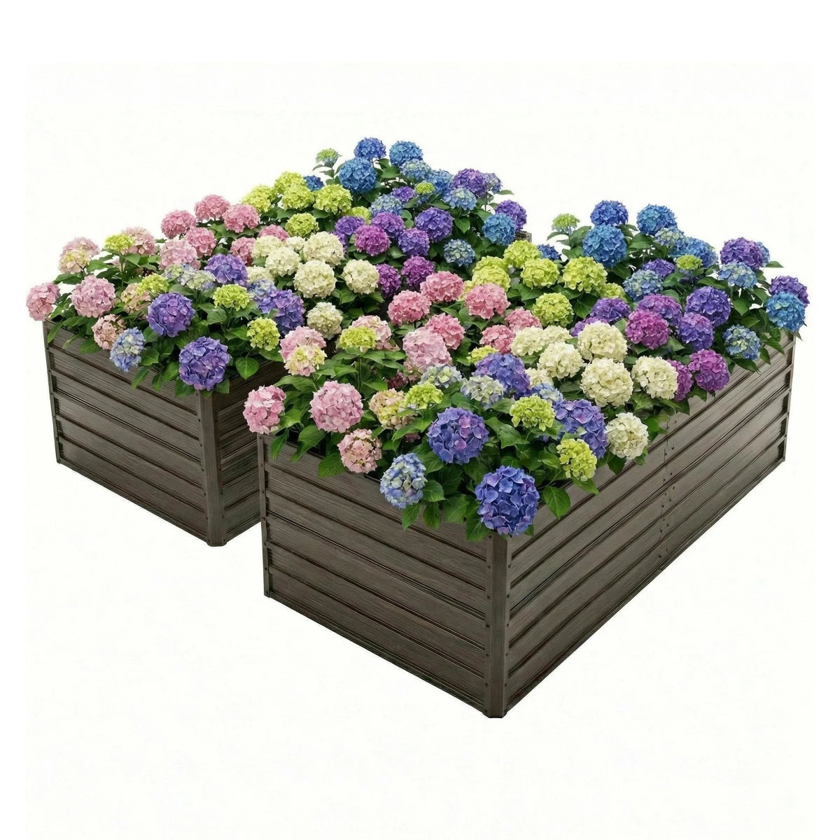Rustproof Steel Raised Garden Bed Planter With Drainage