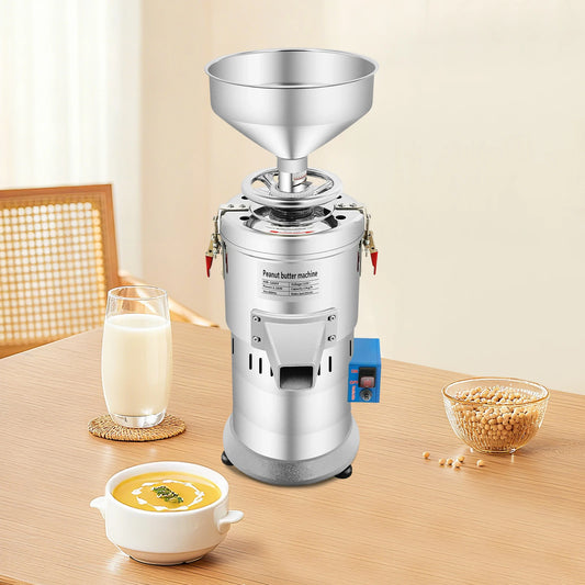 1100W Commercial Peanut Butter Maker High Grinding 33 Lbs