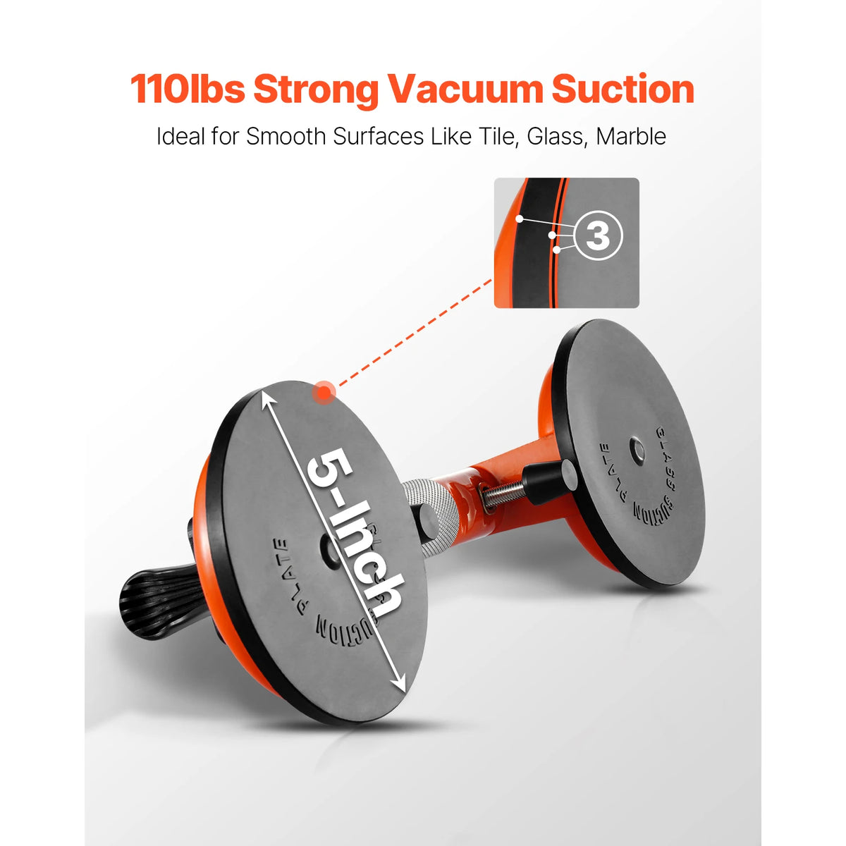 SucceBuy Stone Seam Joiner Two Pack Seam Setter With Vacuum Cups Tile