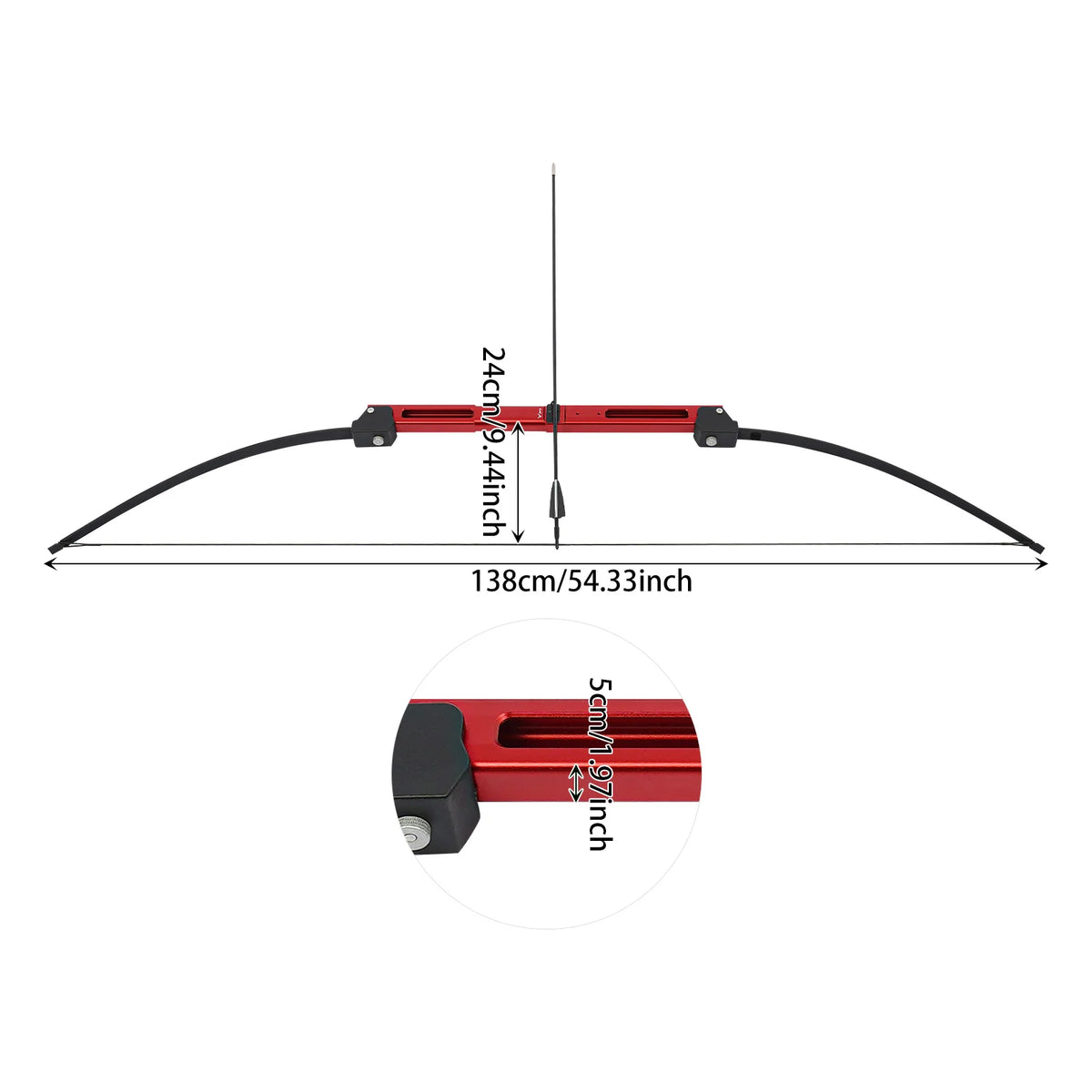 Traditional Recurve Bow Archery Set With Accessories