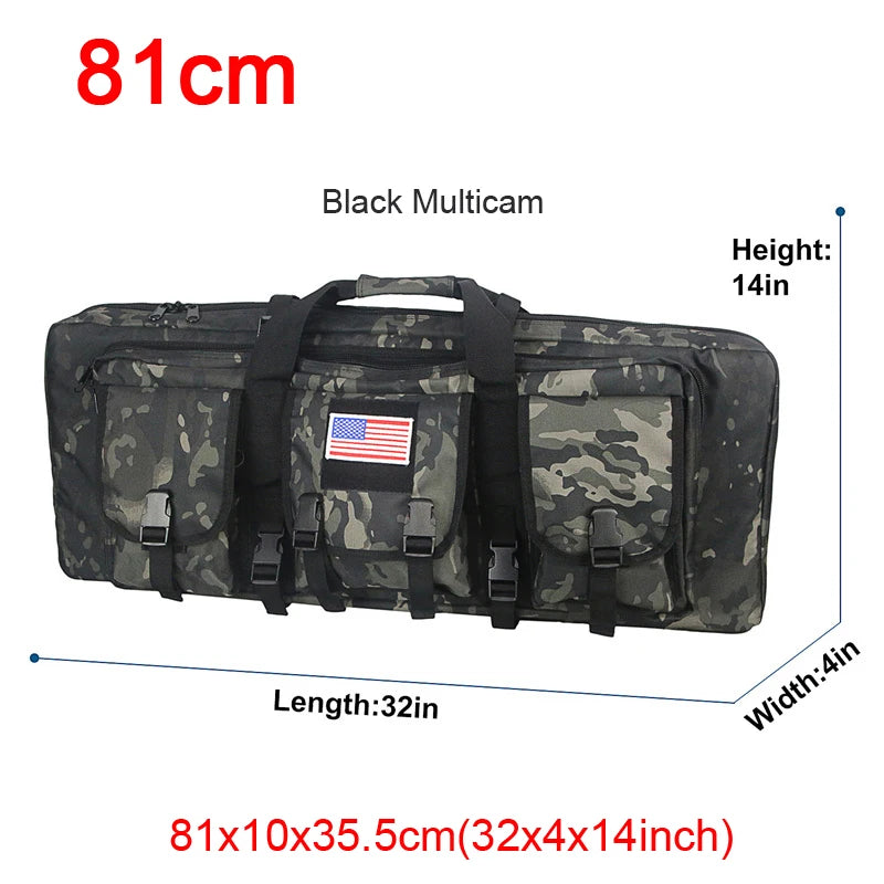 LQARMY Tactical Double Rifle Molle Gun Backpack Case