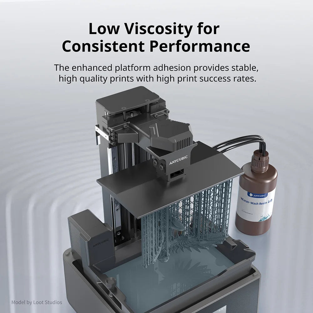 AnyCubic Water Washable 405nm UV Resin For 3D Printers