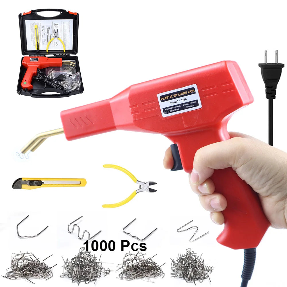 Plastic Welder 2in1 Repair Kit With Hot Staples