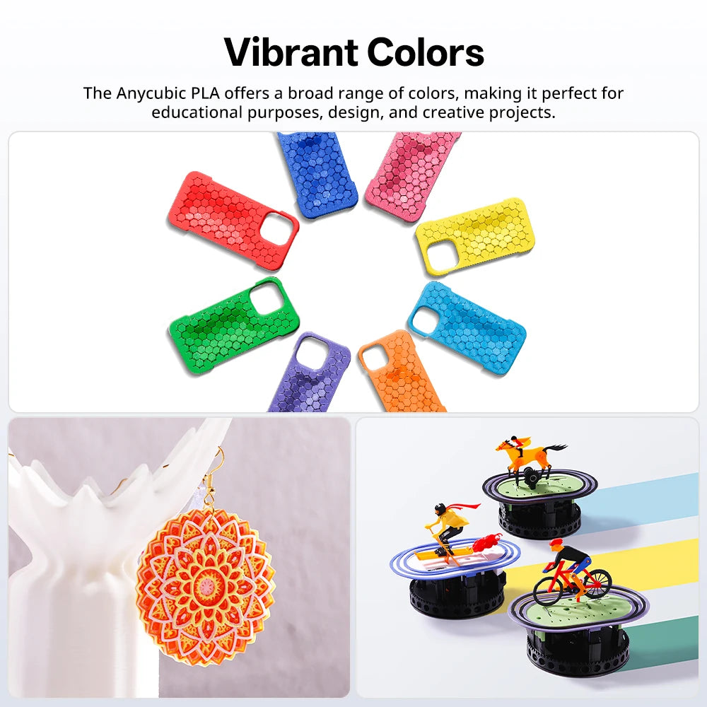 AnyCubic PLA Filament For 3D Printers Eco Friendly Smooth Printing