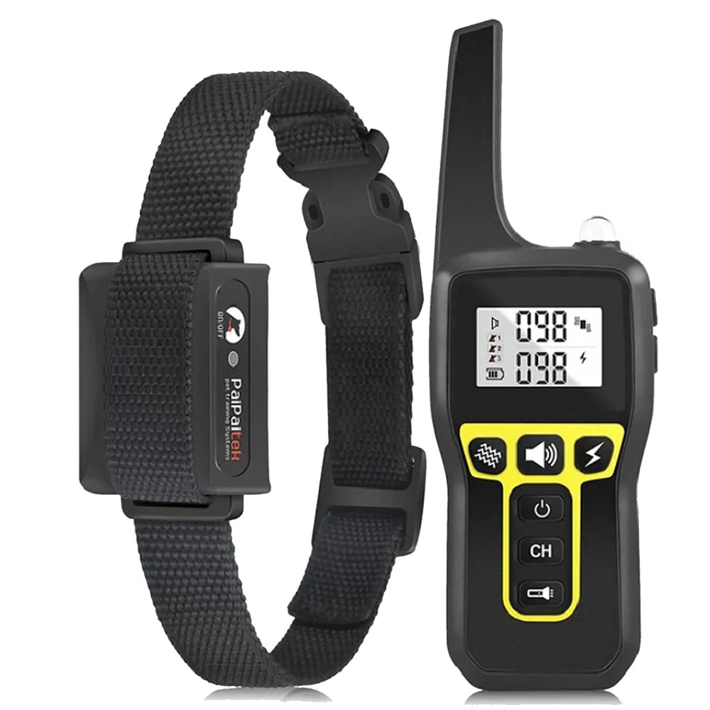 PaiPaitek Dog Training Collar Waterproof Rechargeable Remote Auto Mode