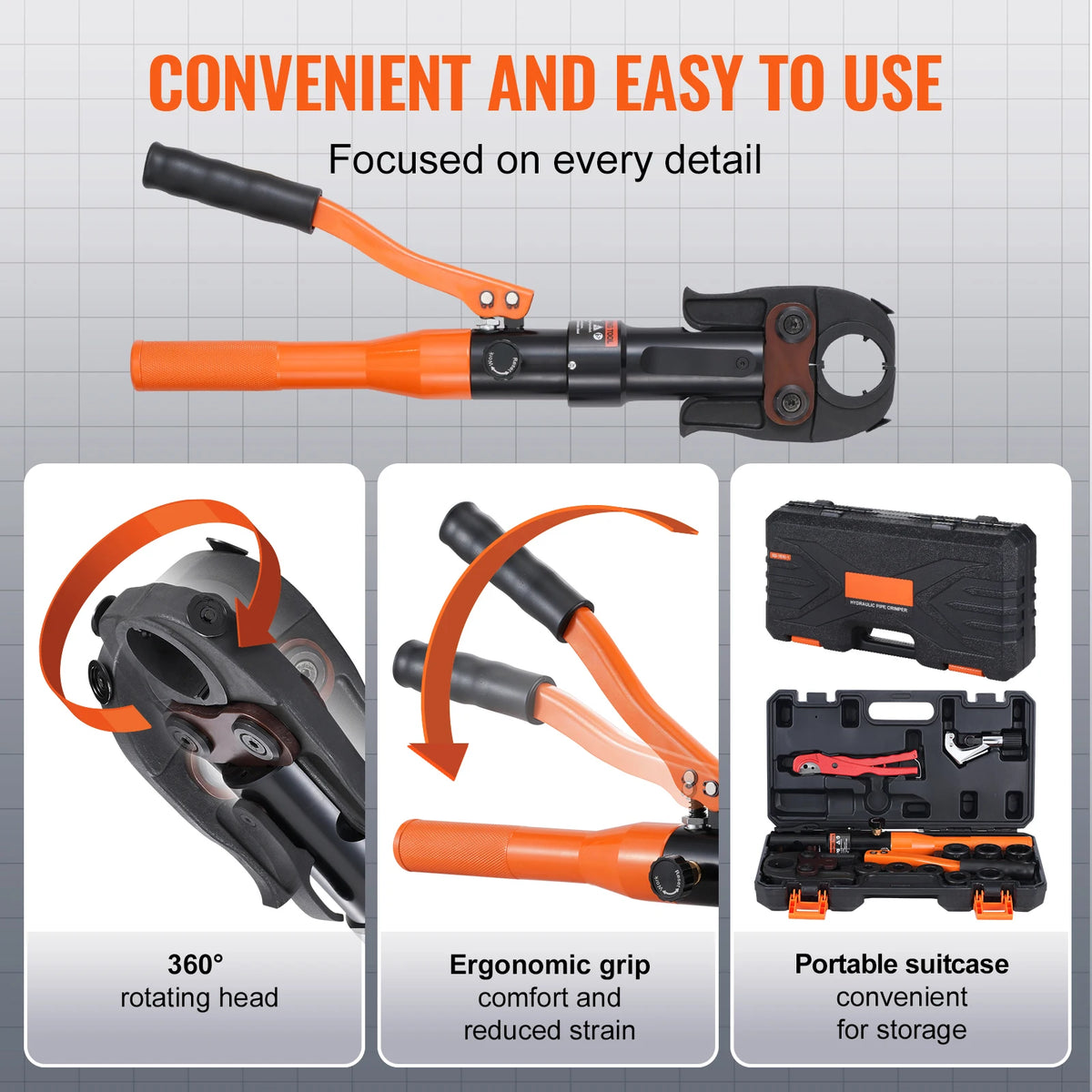 Succebuy Hydraulic Driven Press Tool For Copper PEX F1807