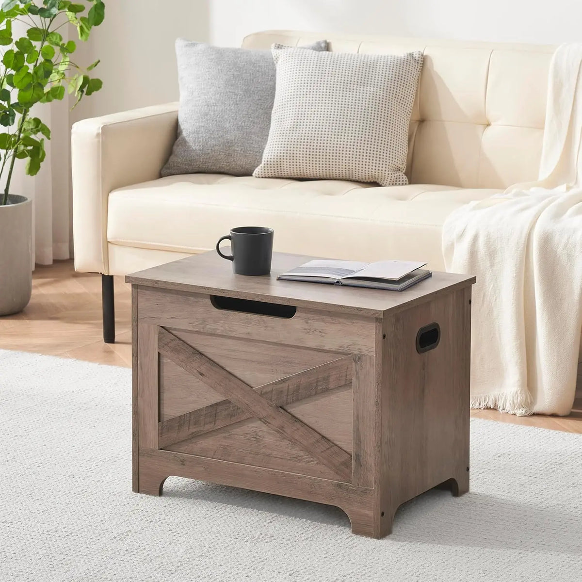 Twister.Ck Retro Wooden Storage Bench With Lift Top
