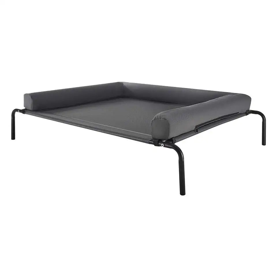 Elevated Dog Bed With Breathable Mesh And Steel Frame