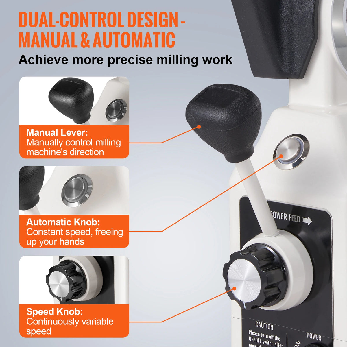 SucceBuy AL-310S X-Axis Power Feed Kit for Bridgeport Milling Machine