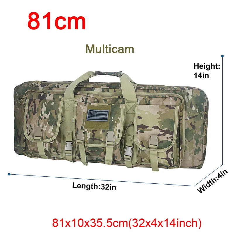 LQARMY Tactical Double Rifle Molle Gun Backpack Case