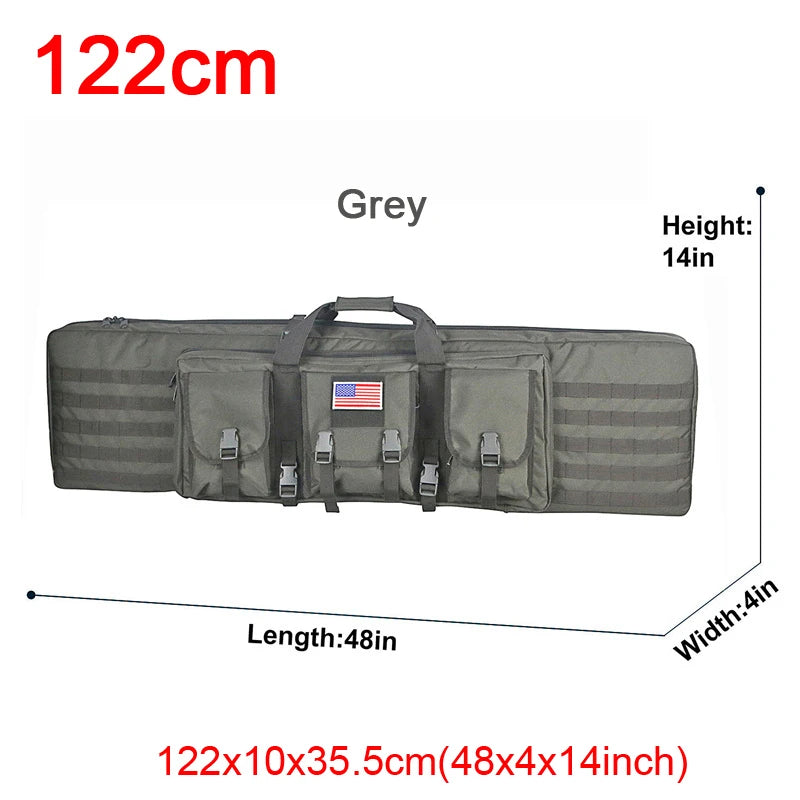 LQARMY Tactical Double Rifle Molle Gun Backpack Case