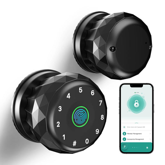 Viladepot Smart Door Lock With Fingerprint Passcode And App Control