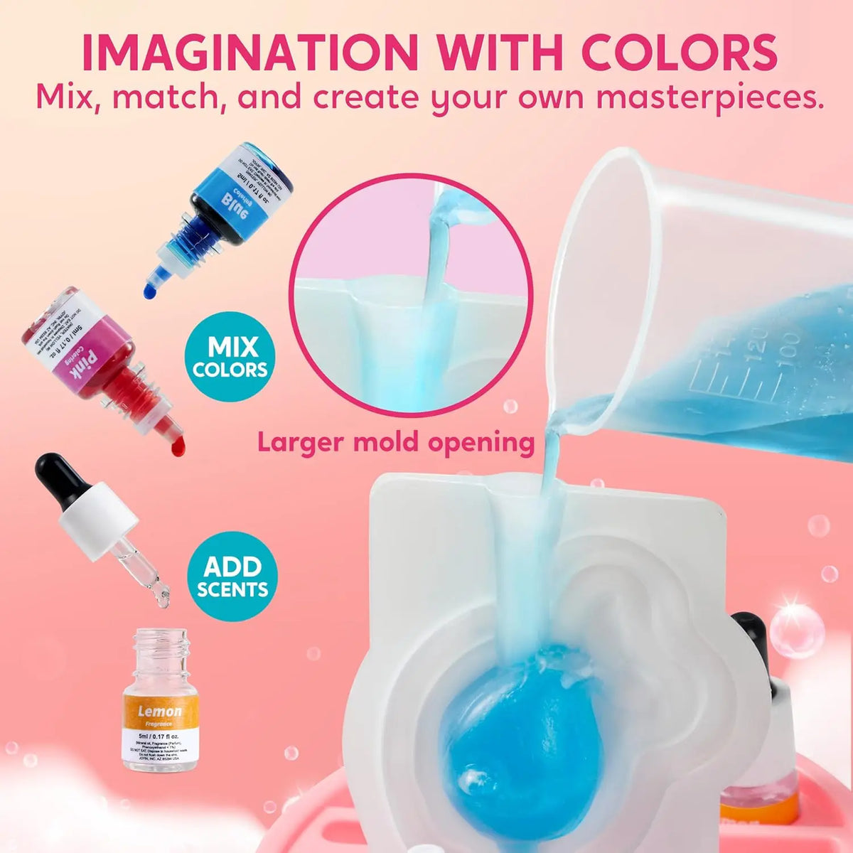 Joyfy Unicorn Soap Making Kit for Kids Stem Craft Project