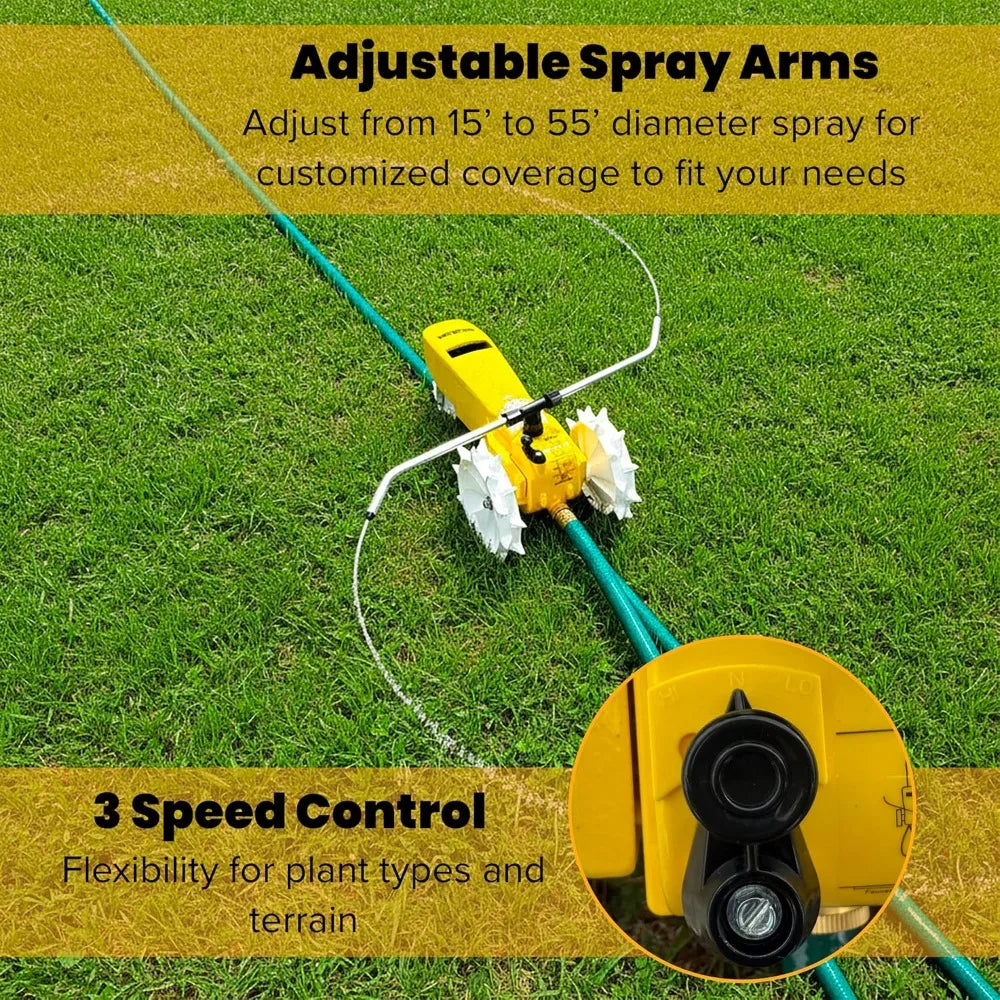 Automatic Traveling Water Sprinkler For Lawn And Garden Irrigation