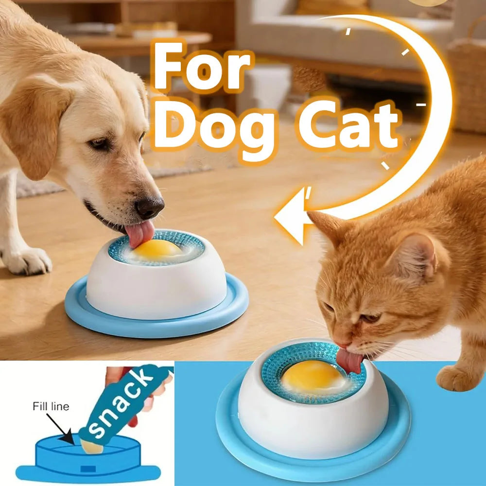 Non Slip Slow Feeder Lick Mat For Calming Pet Enrichment