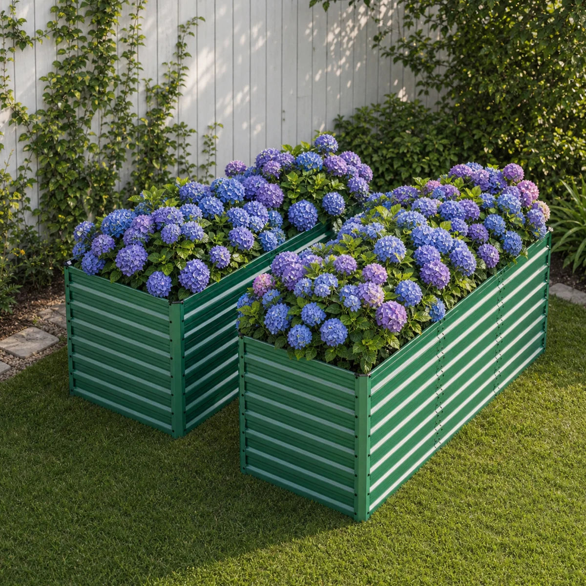 Rustproof Steel Raised Garden Bed Planter With Drainage