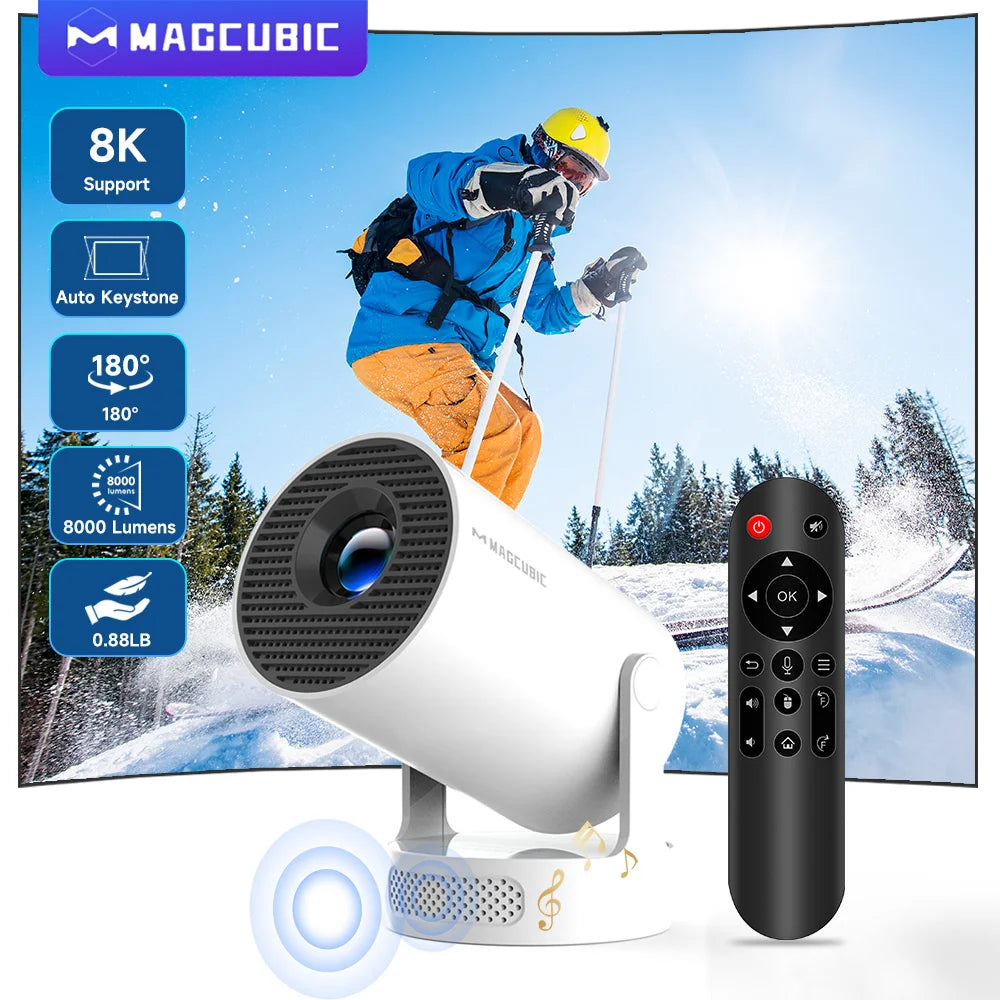 Magcubic Hy300 Pro Plus Portable 8K Android 14 Projector
