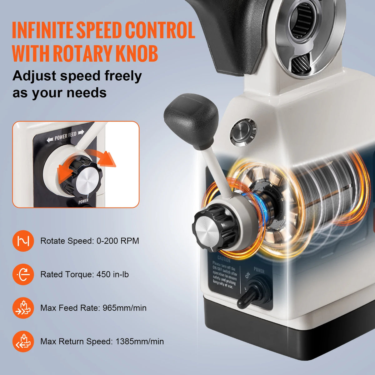 SucceBuy AL-310S X-Axis Power Feed Kit for Bridgeport Milling Machine