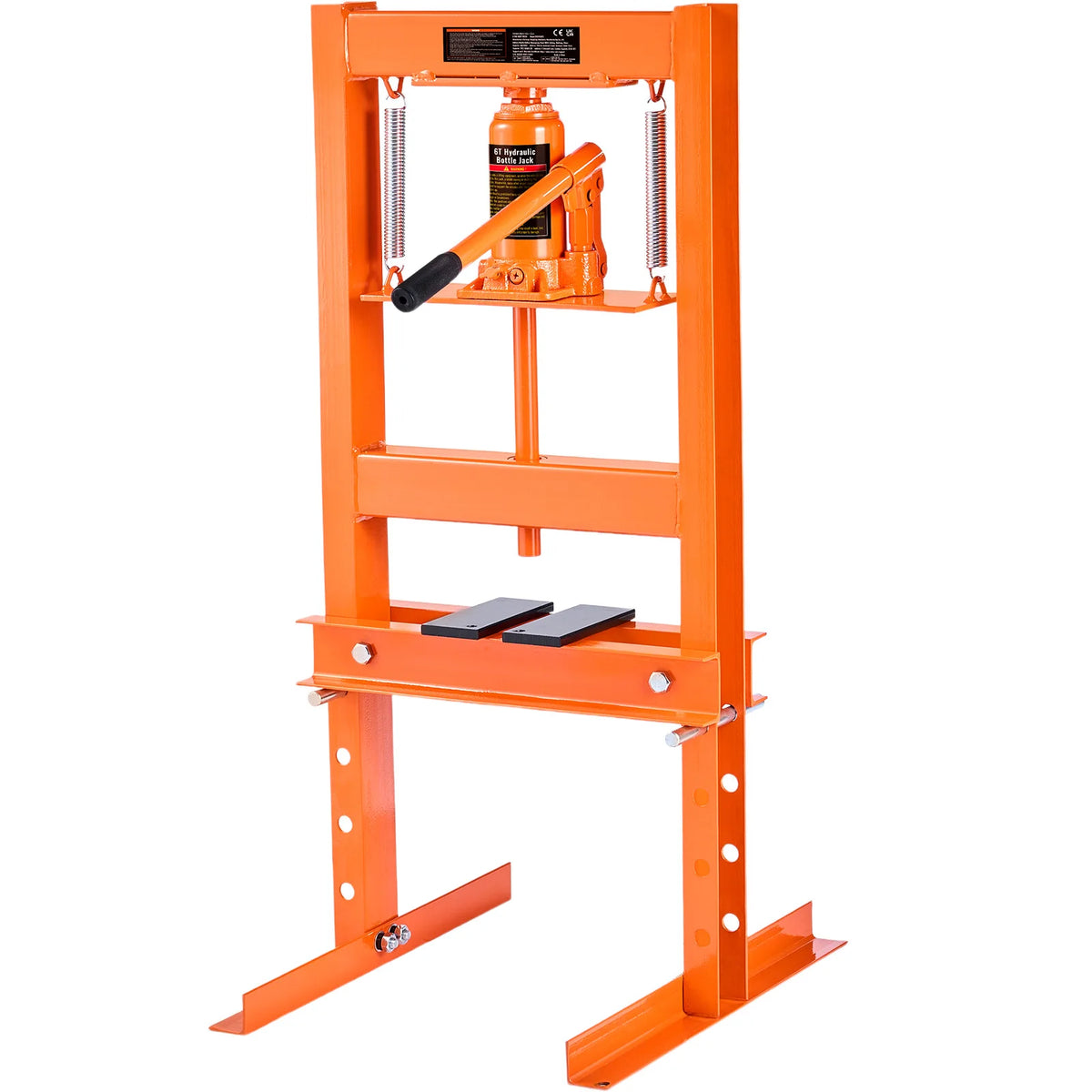 SucceBuy Hydraulic Shop Press H Frame For Garage Workshop