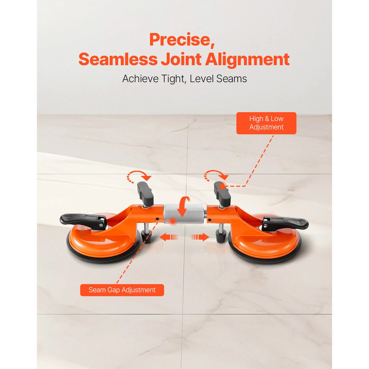 SucceBuy Stone Seam Joiner Two Pack Seam Setter With Vacuum Cups Tile