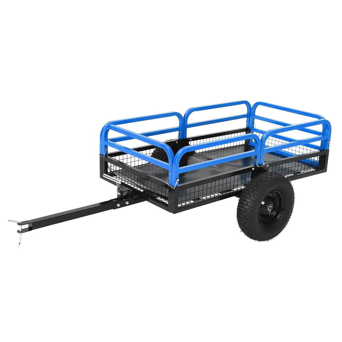 Acekool Heavy Duty Steel Garden Dump Trailer With Removable Sides For ATV UTV