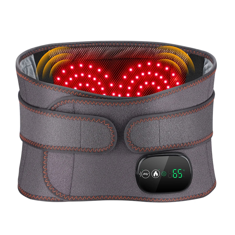 Agdoad Heating Vibration Massager Belt With Lumbar Support
