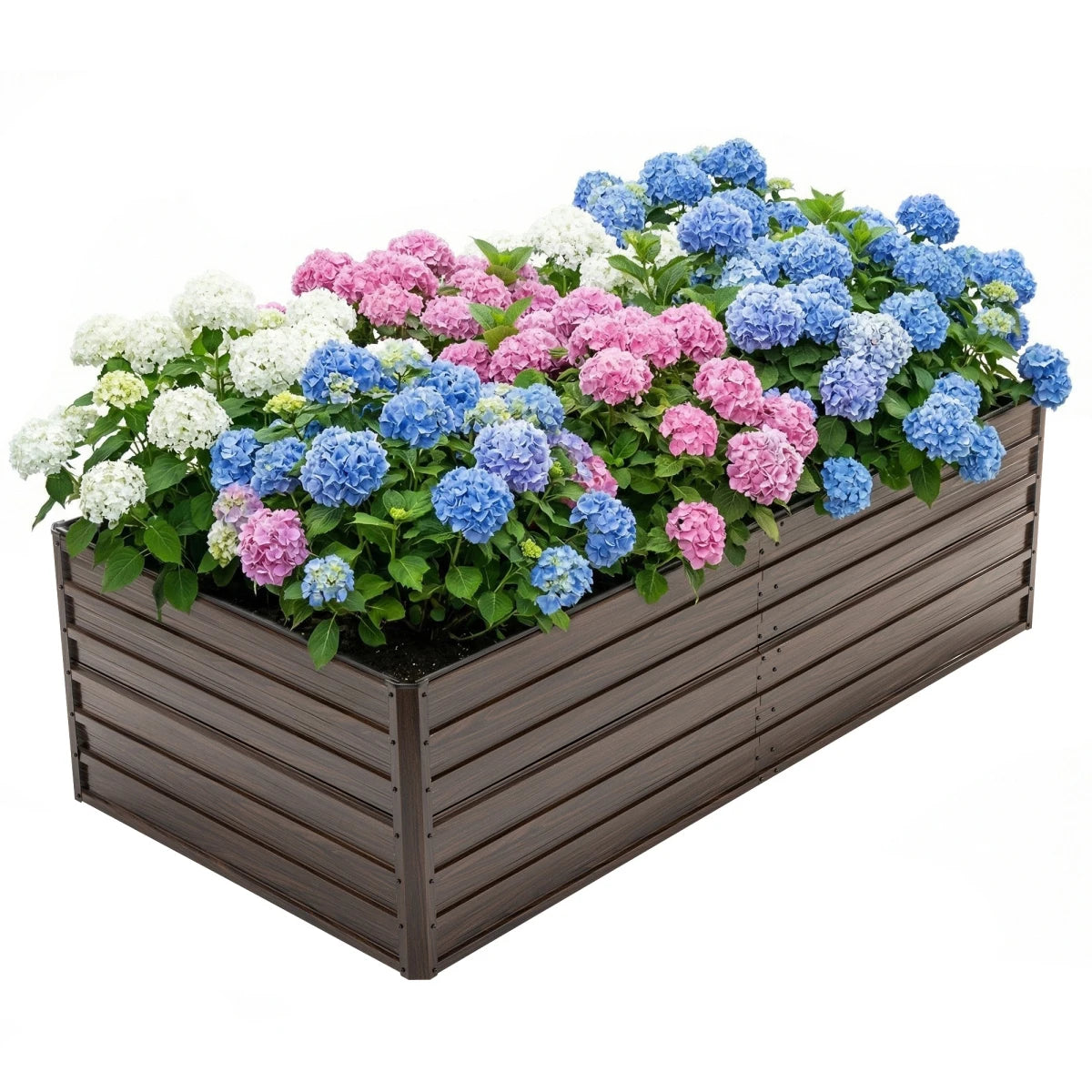 Rustproof Steel Raised Garden Bed Planter With Drainage