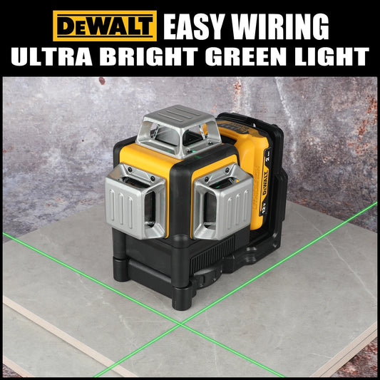 DEWALT 12V Green Laser Level 12-Line 360 Degree Vertical Horizontal