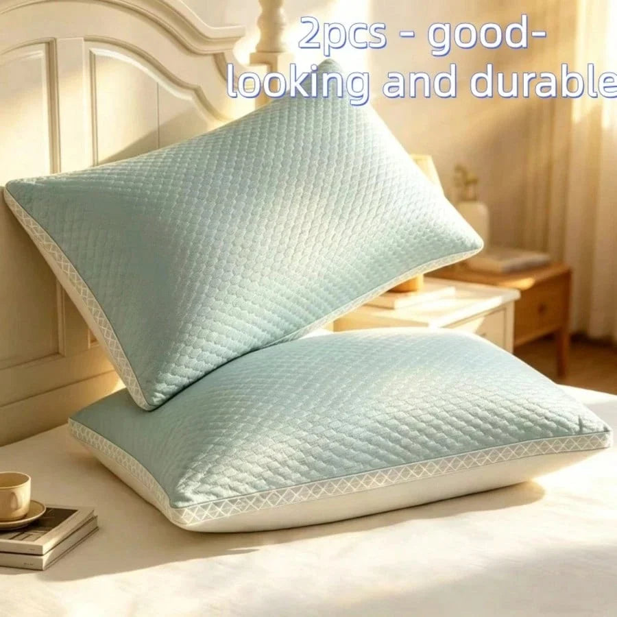 Ice Silk Cervical Massage Pillow for Sleep and Neck Support
