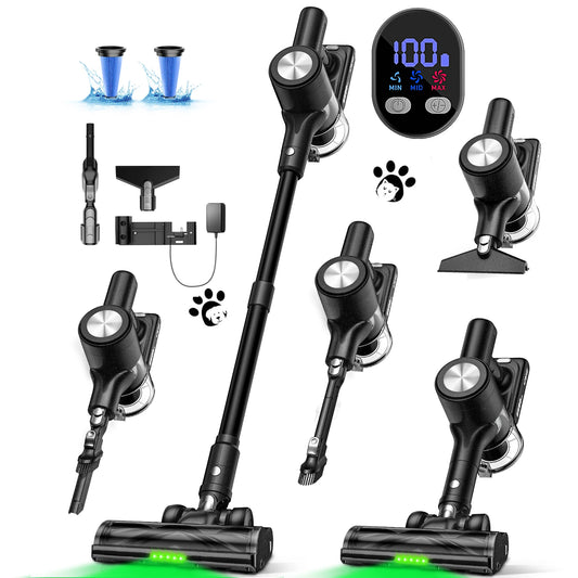 SUXIANGVAC Cordless Vacuum Cleaner 500W 55KPa Self Standing