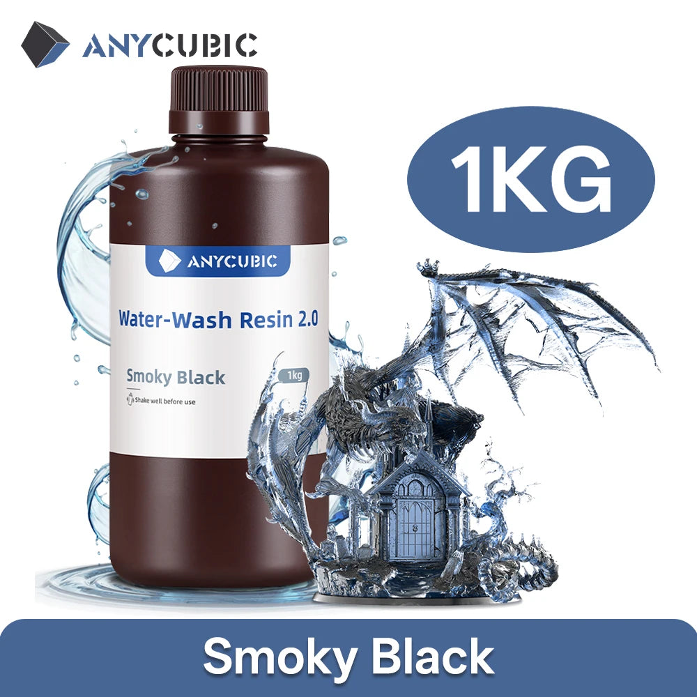 AnyCubic Water Washable 405nm UV Resin For 3D Printers