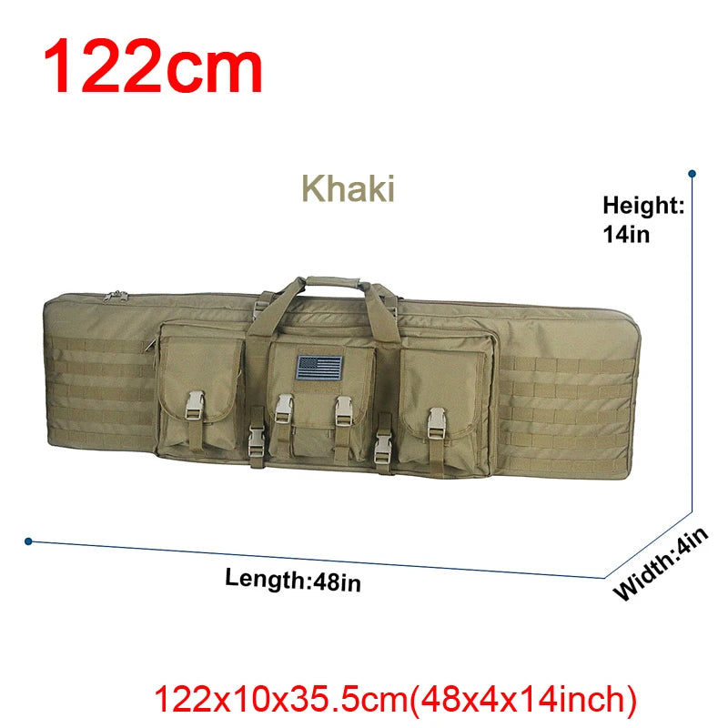 LQARMY Tactical Double Rifle Molle Gun Backpack Case