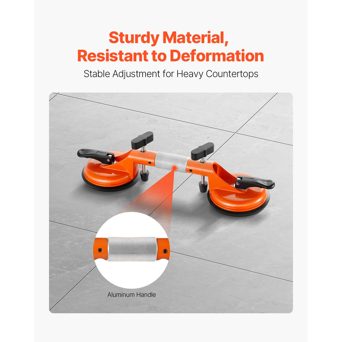 SucceBuy Stone Seam Joiner Two Pack Seam Setter With Vacuum Cups Tile