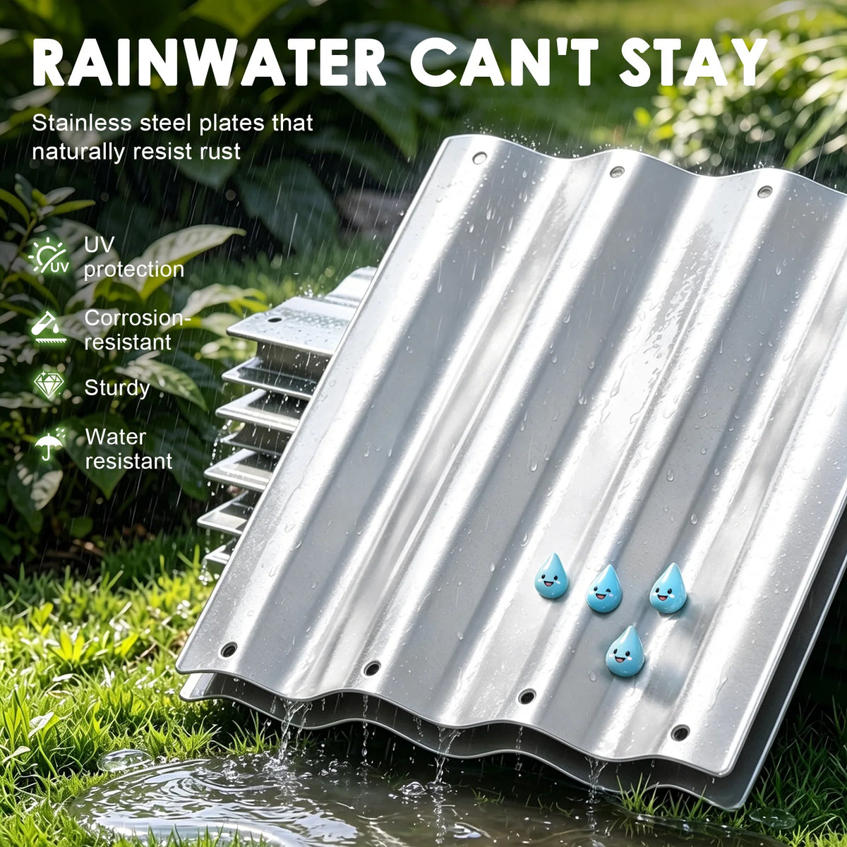 Premium Galvanized Metal Raised Garden Bed For Outdoor Plants